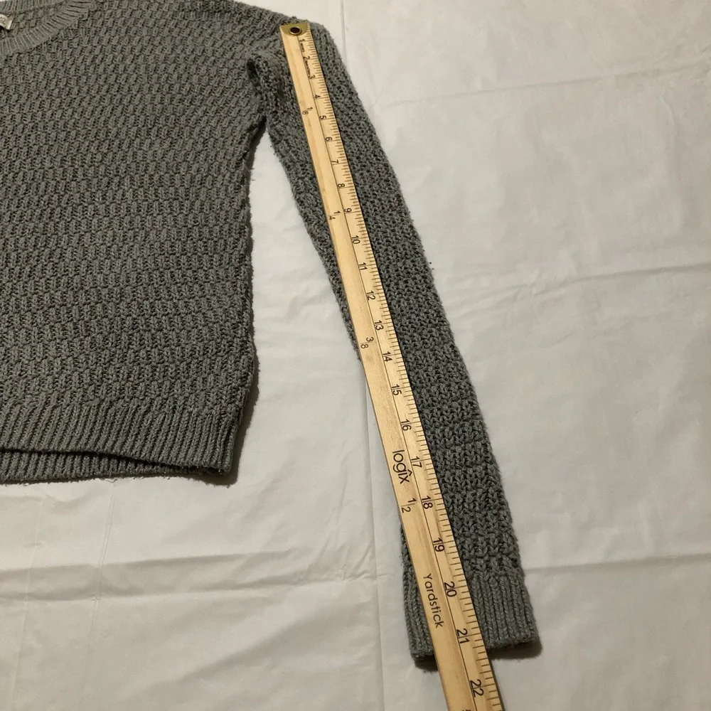 Abercrombie & Fitch Women’s Long Sleeve Pullover Stretch Gray Sweater size M/L
